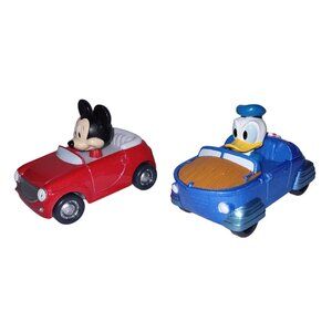 Disney Mickey & The Roadster Racers Die-Cast Mickey & Donald Figures lot 3" Cars